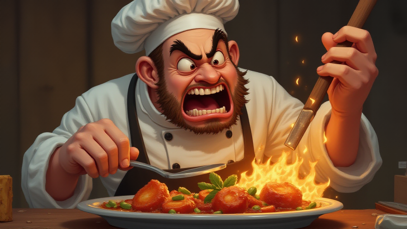 Illustration pour le mot 'dégoûter'