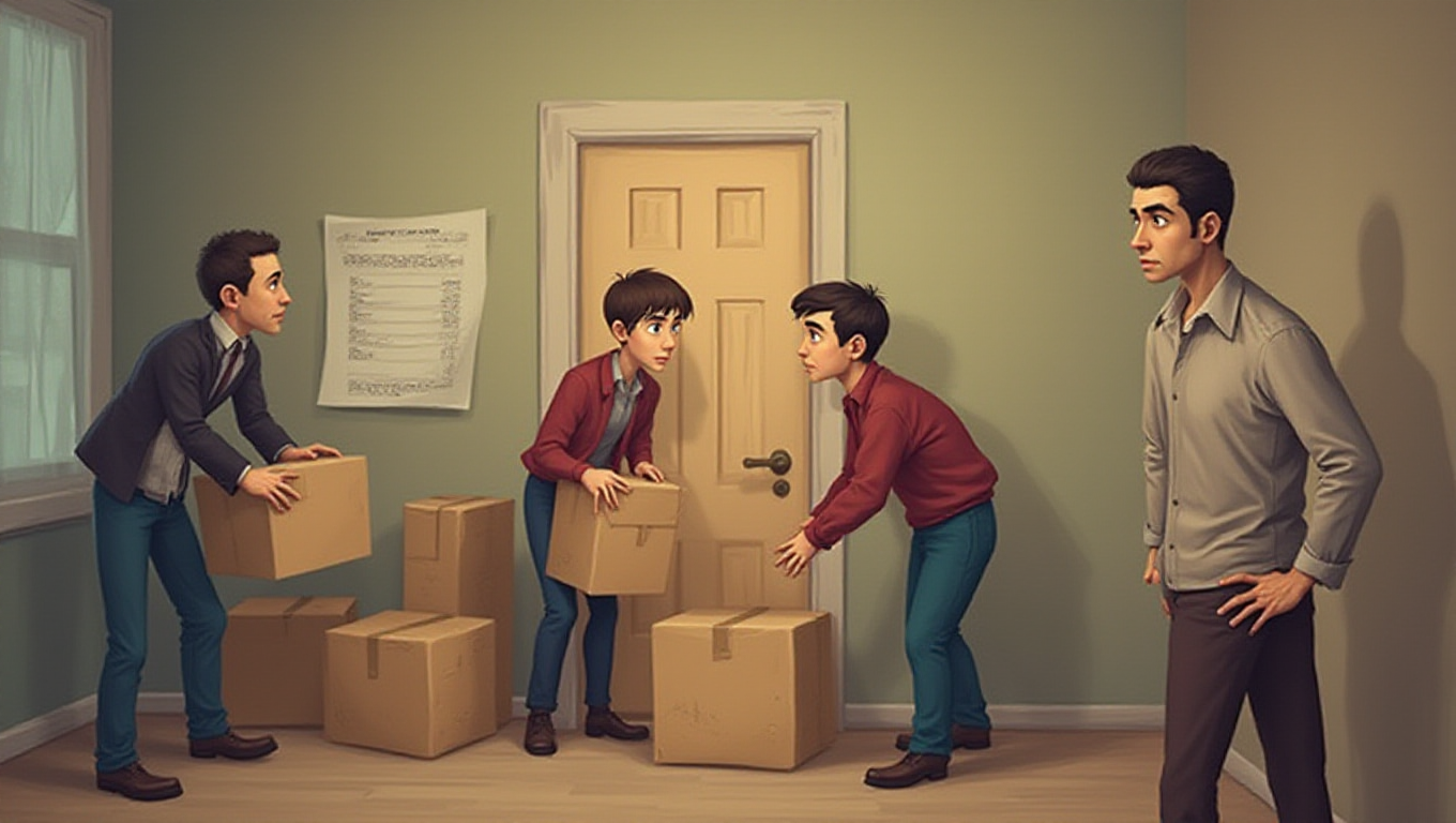 Illustration pour le mot 'déloger'