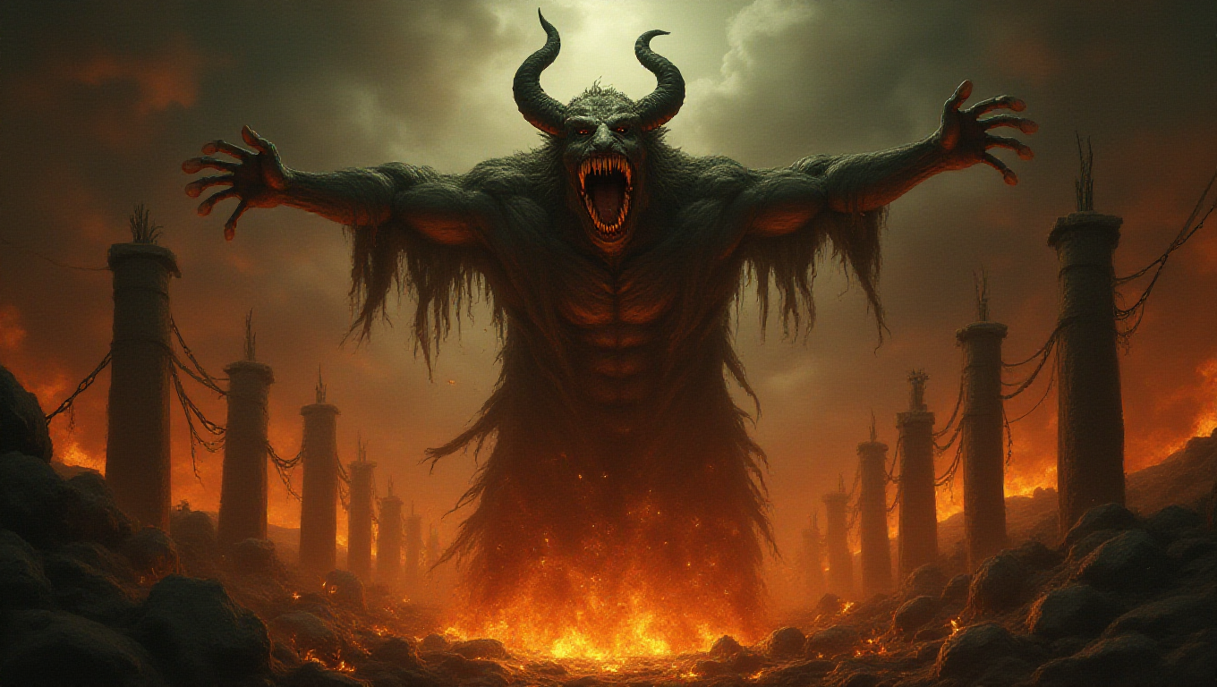 Illustration pour le mot 'démoniaque'