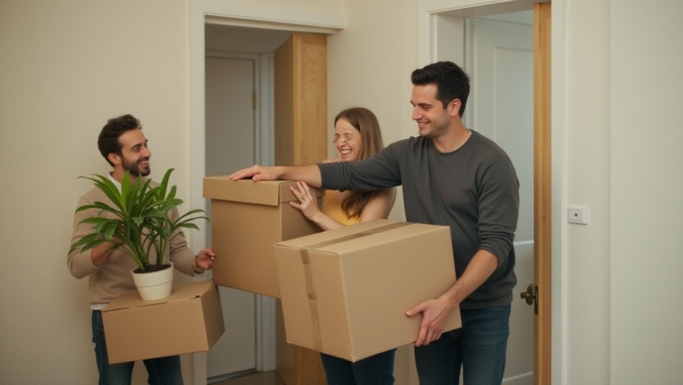 Illustration pour le mot 'déménageur'