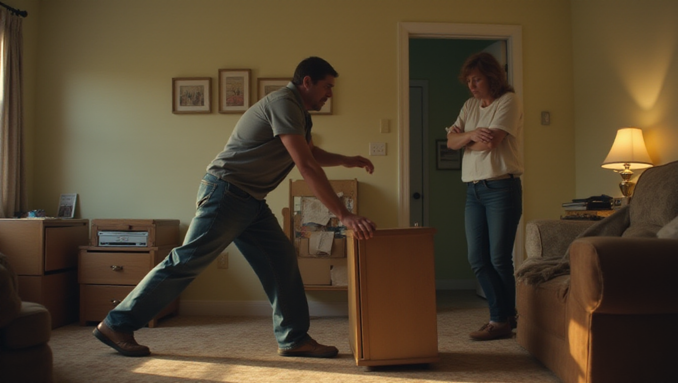 Illustration pour le mot 'déplacer'