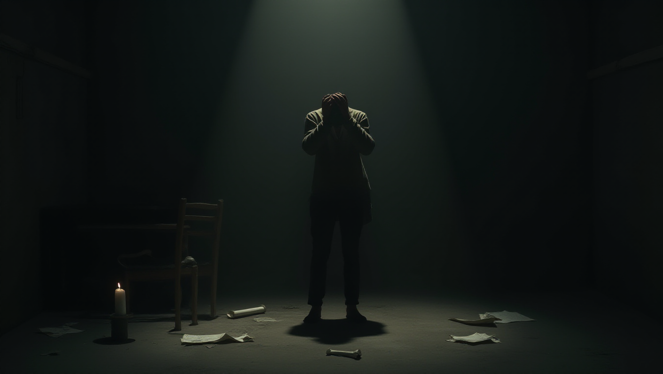 Illustration pour le mot 'désespérer'