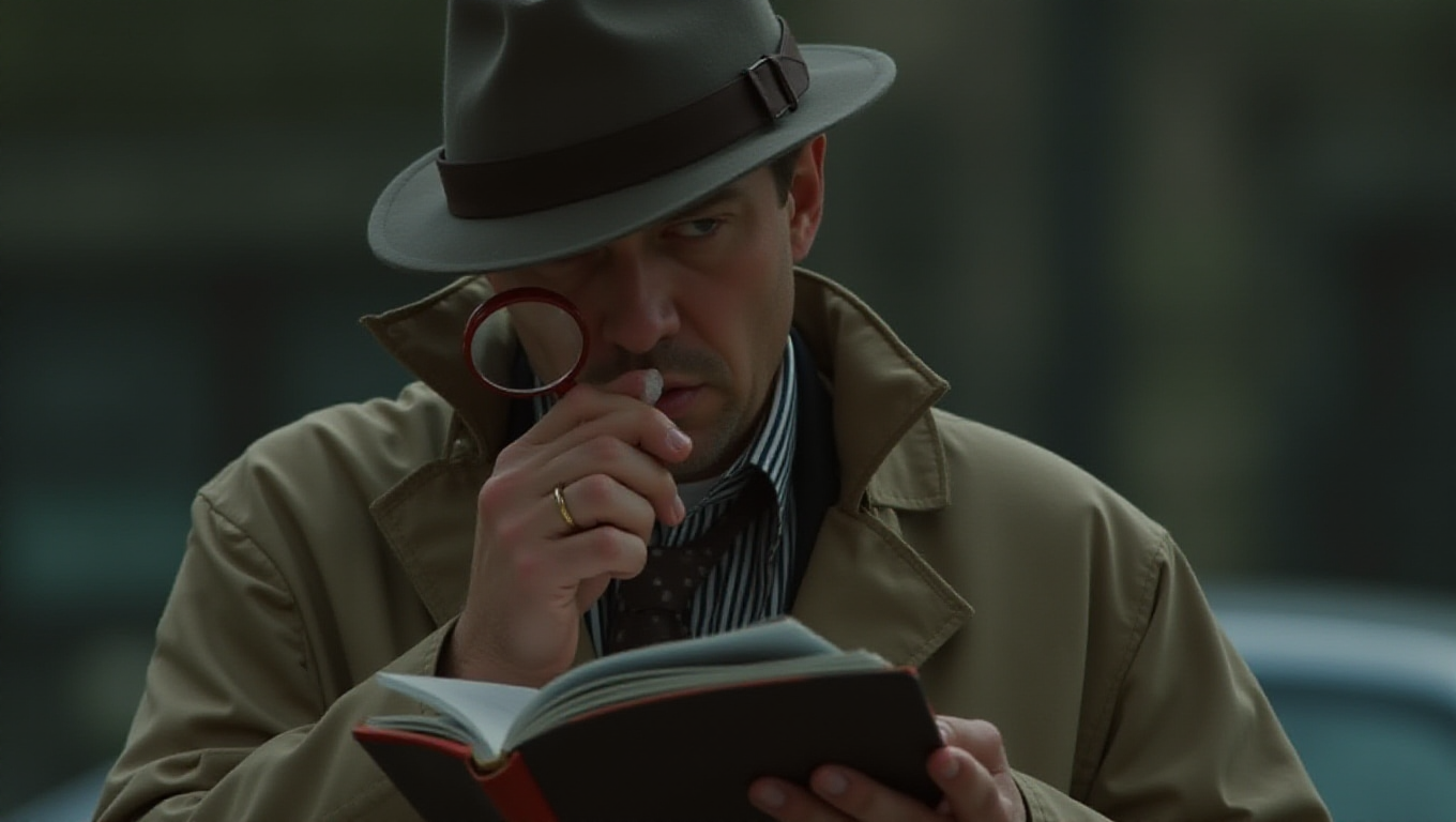 Illustration pour le mot 'détective'