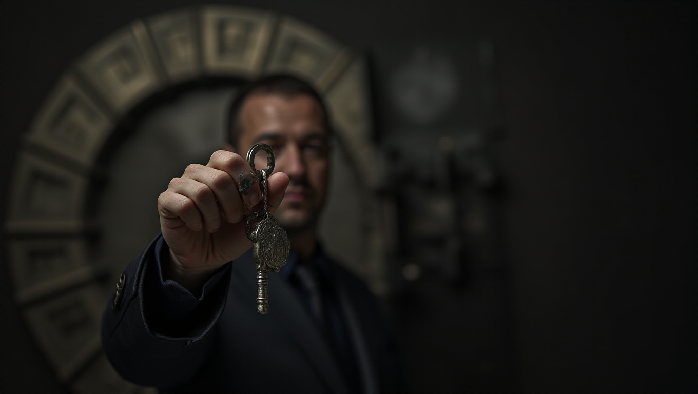 Illustration pour le mot 'détenir'