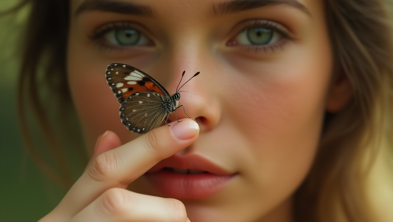 Illustration pour le mot 'effleurer'