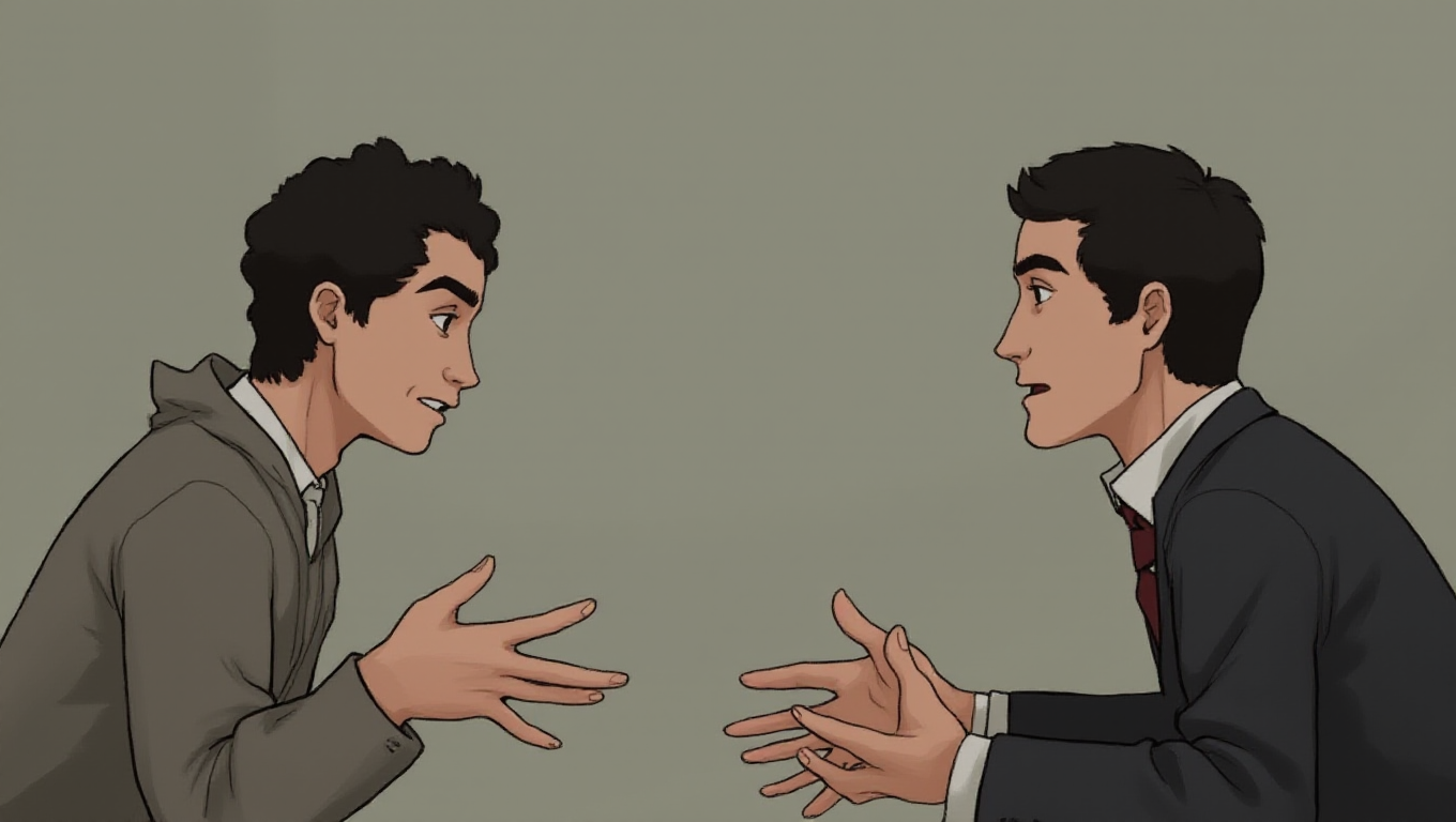 Illustration pour le mot 'embrouille'