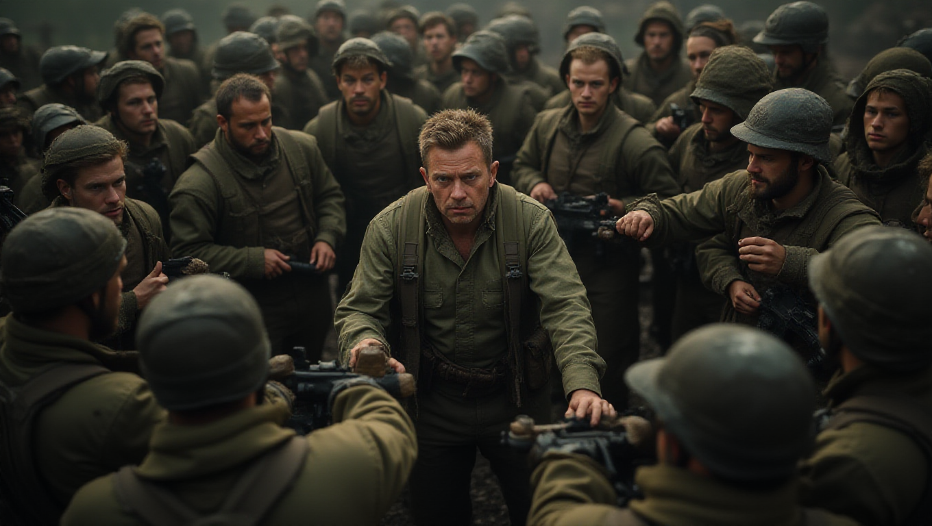 Illustration pour le mot 'encercler'