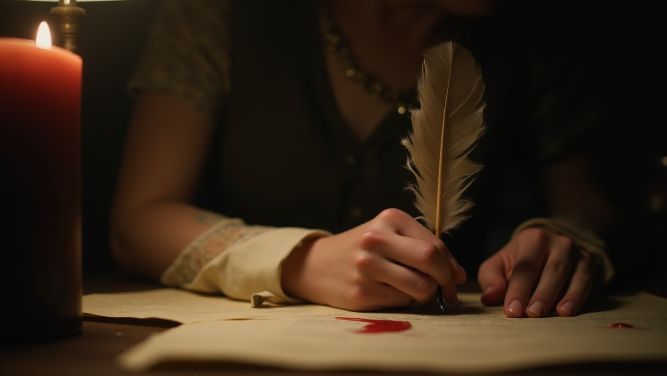 Illustration pour le mot 'encre'