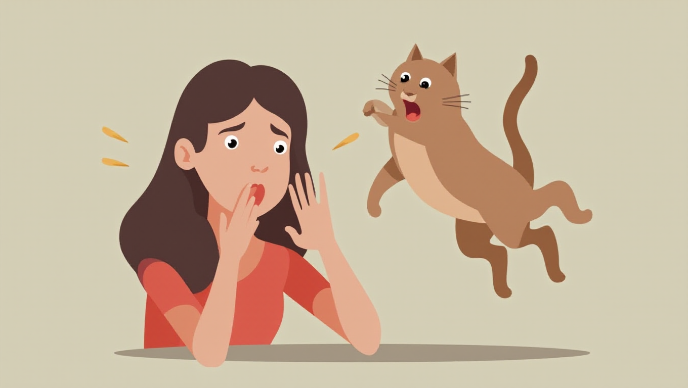 Illustration pour le mot 'enrhumer'