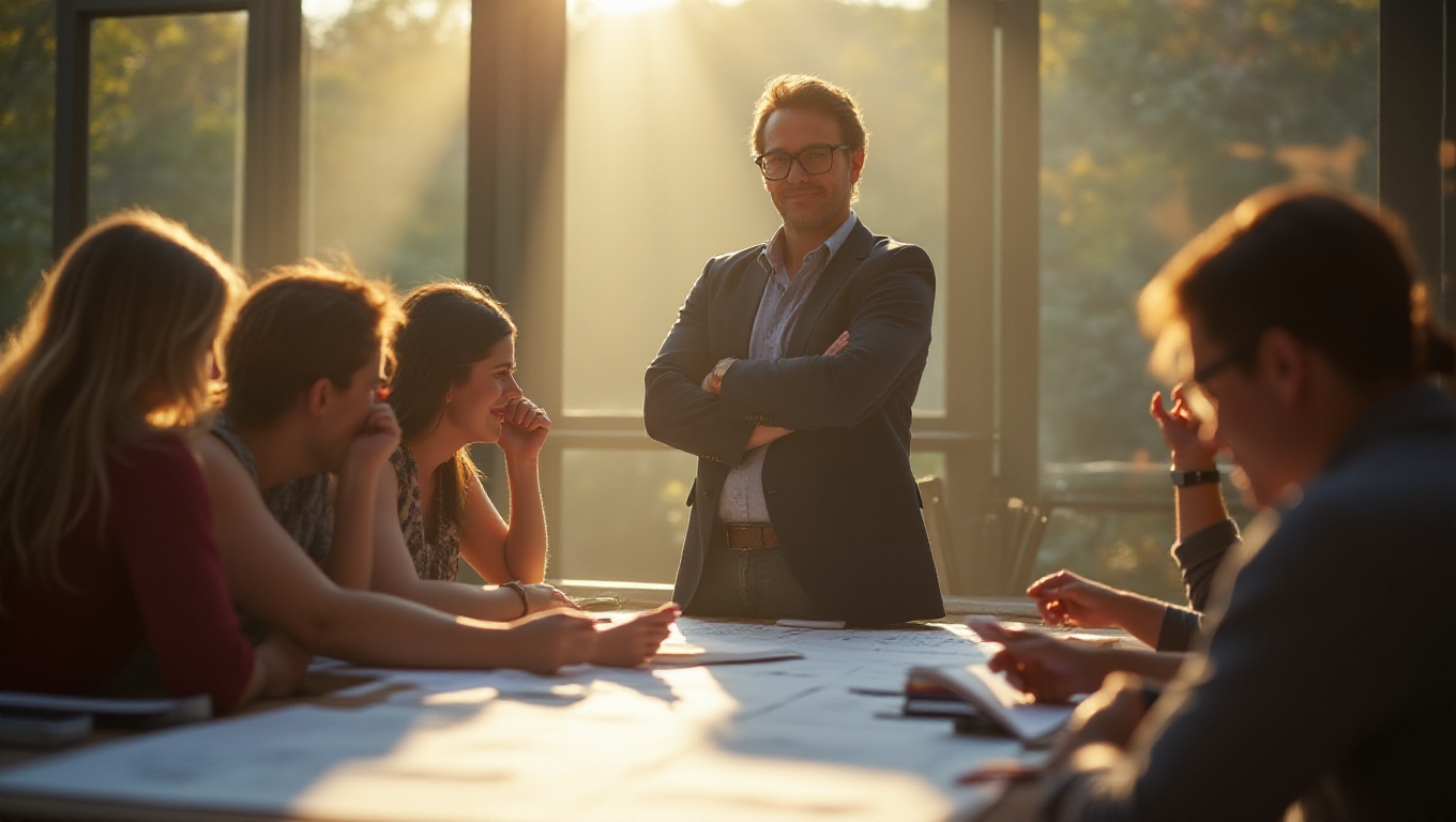 Illustration pour le mot 'entreprendre'