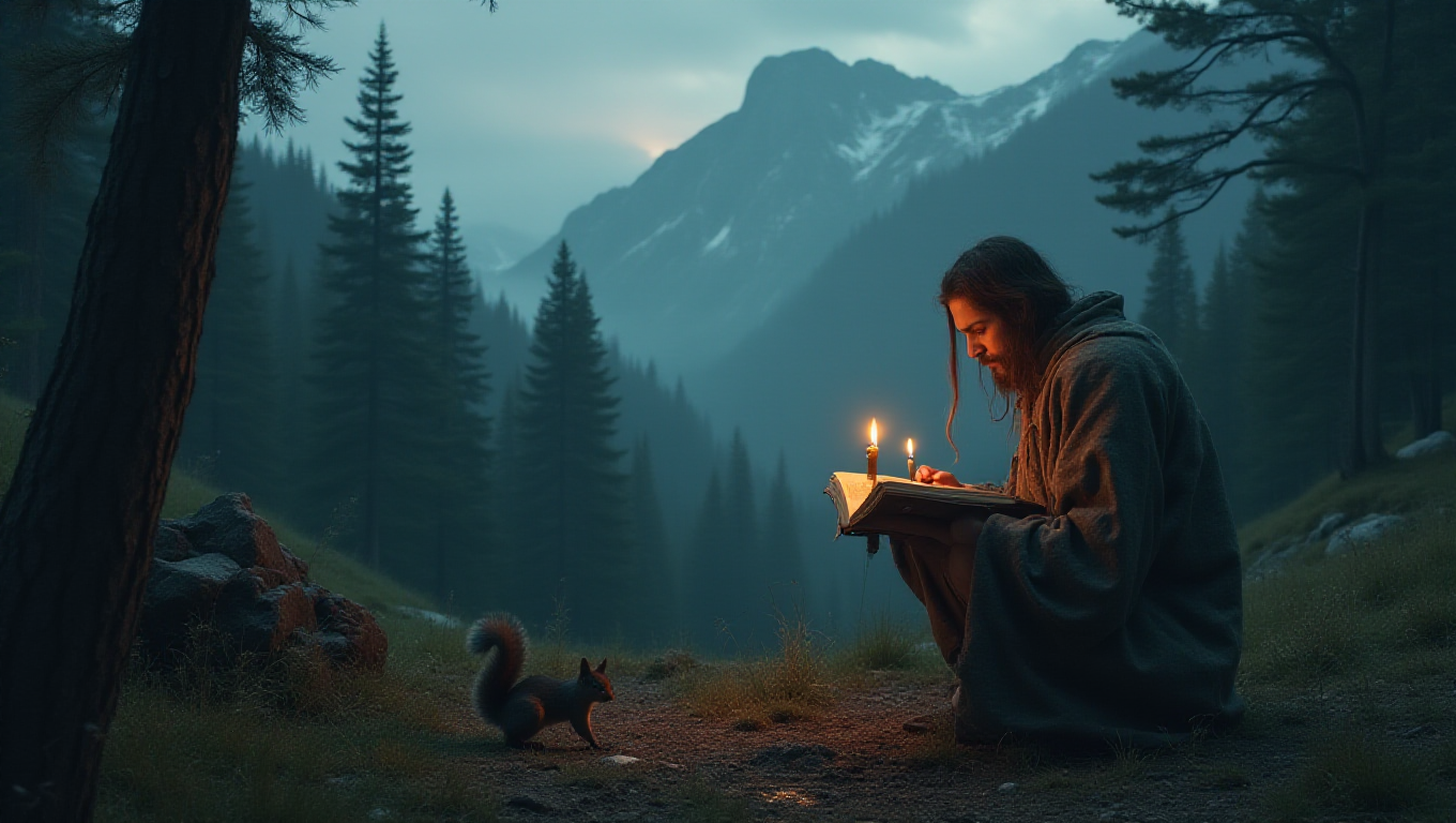 Illustration pour le mot 'ermite'