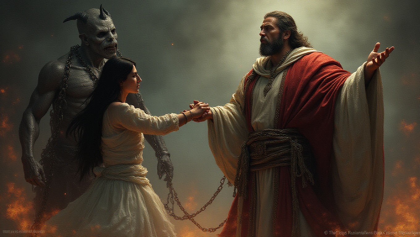 Illustration pour le mot 'exorciser'