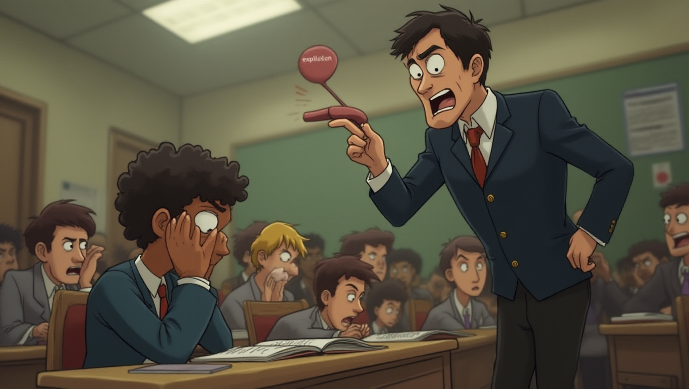 Illustration pour le mot 'expulsion'