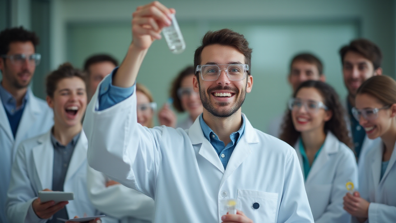 Illustration pour le mot 'expérimenter'