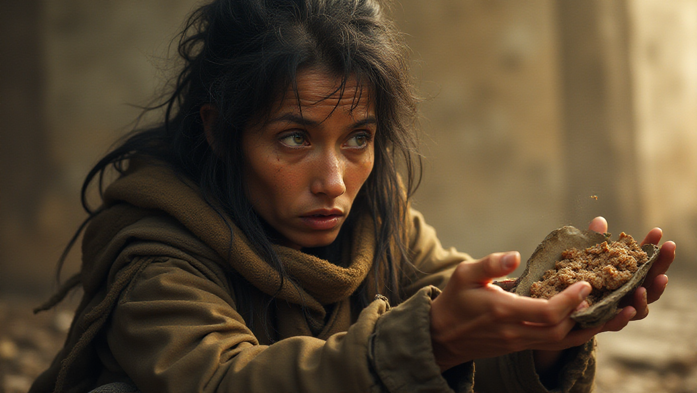 Illustration pour le mot 'faim'