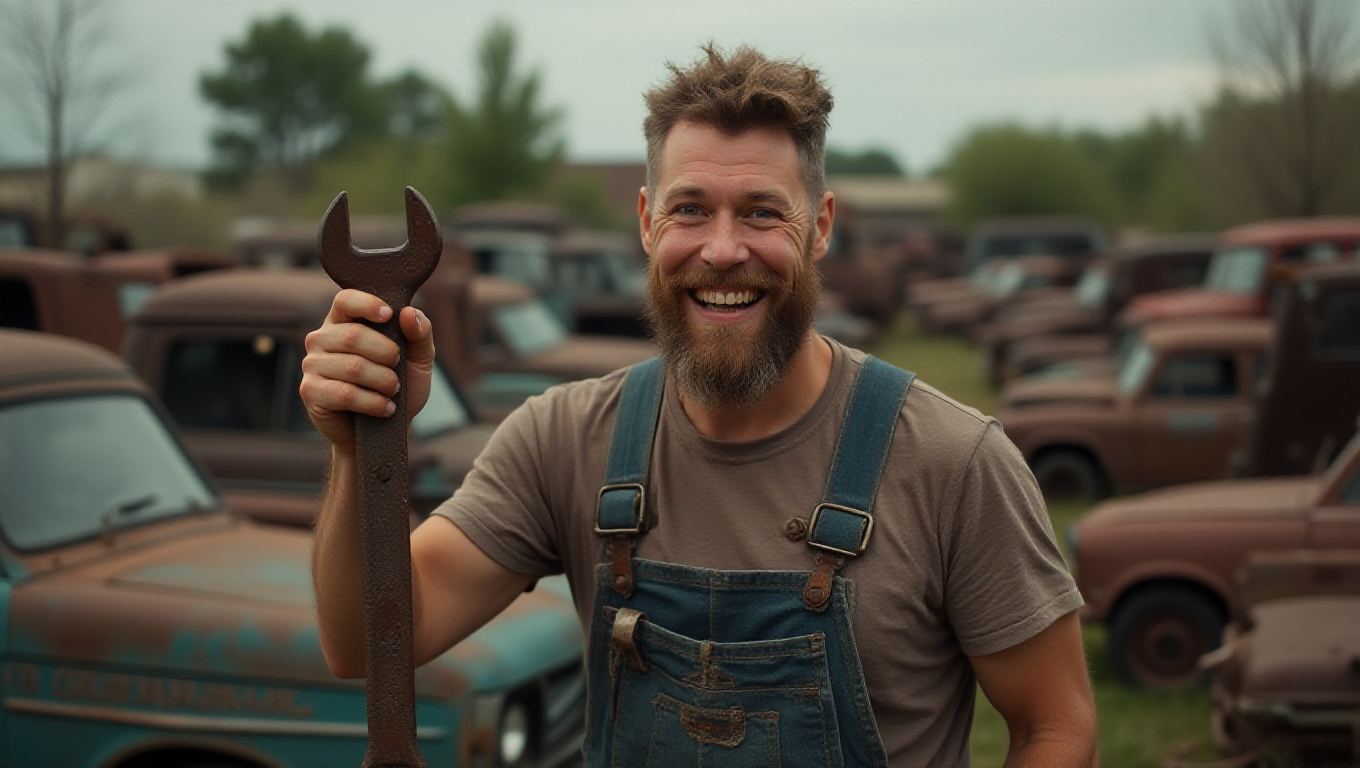 Illustration pour le mot 'ferraille'