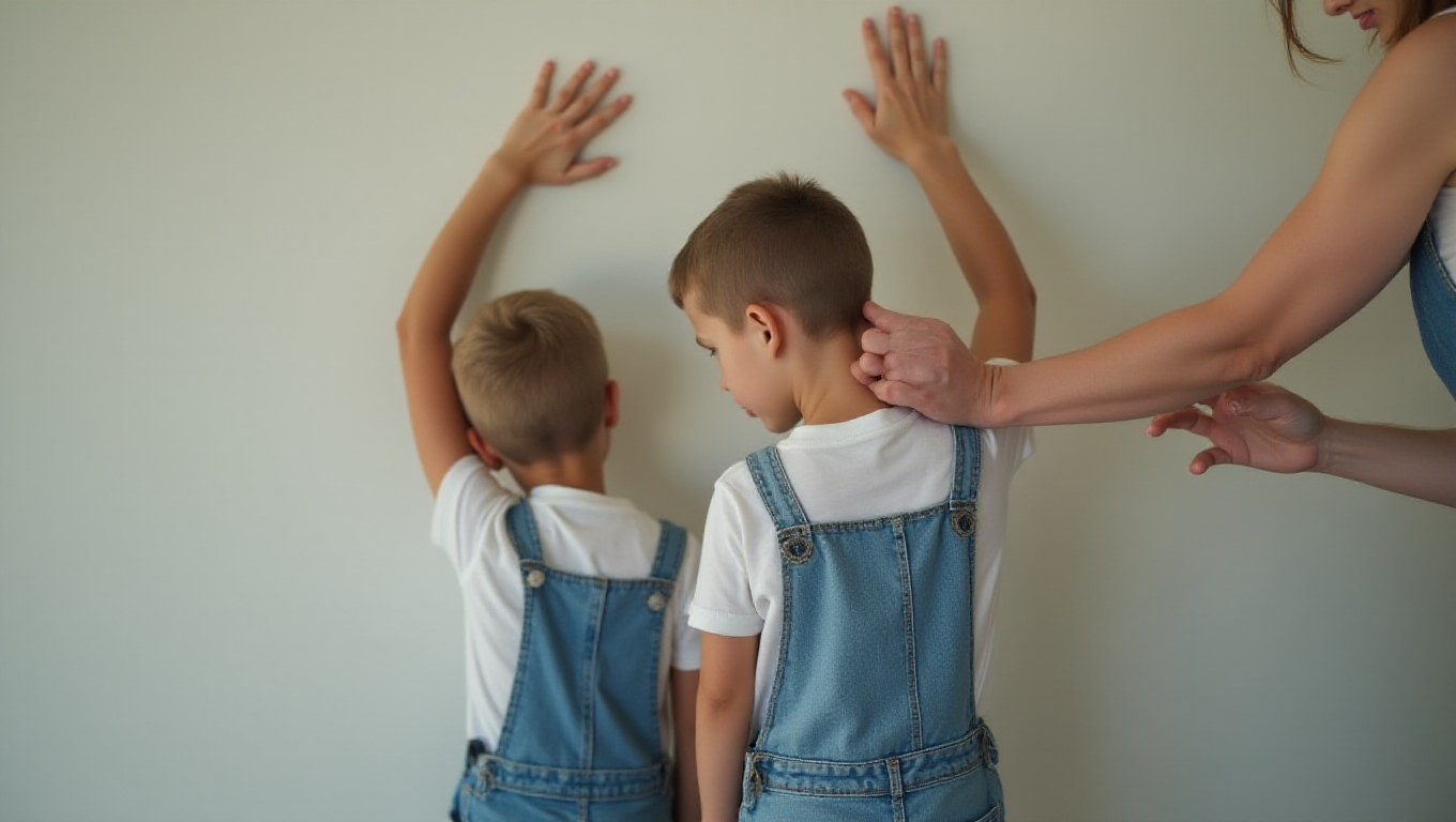 Illustration pour le mot 'fessée'