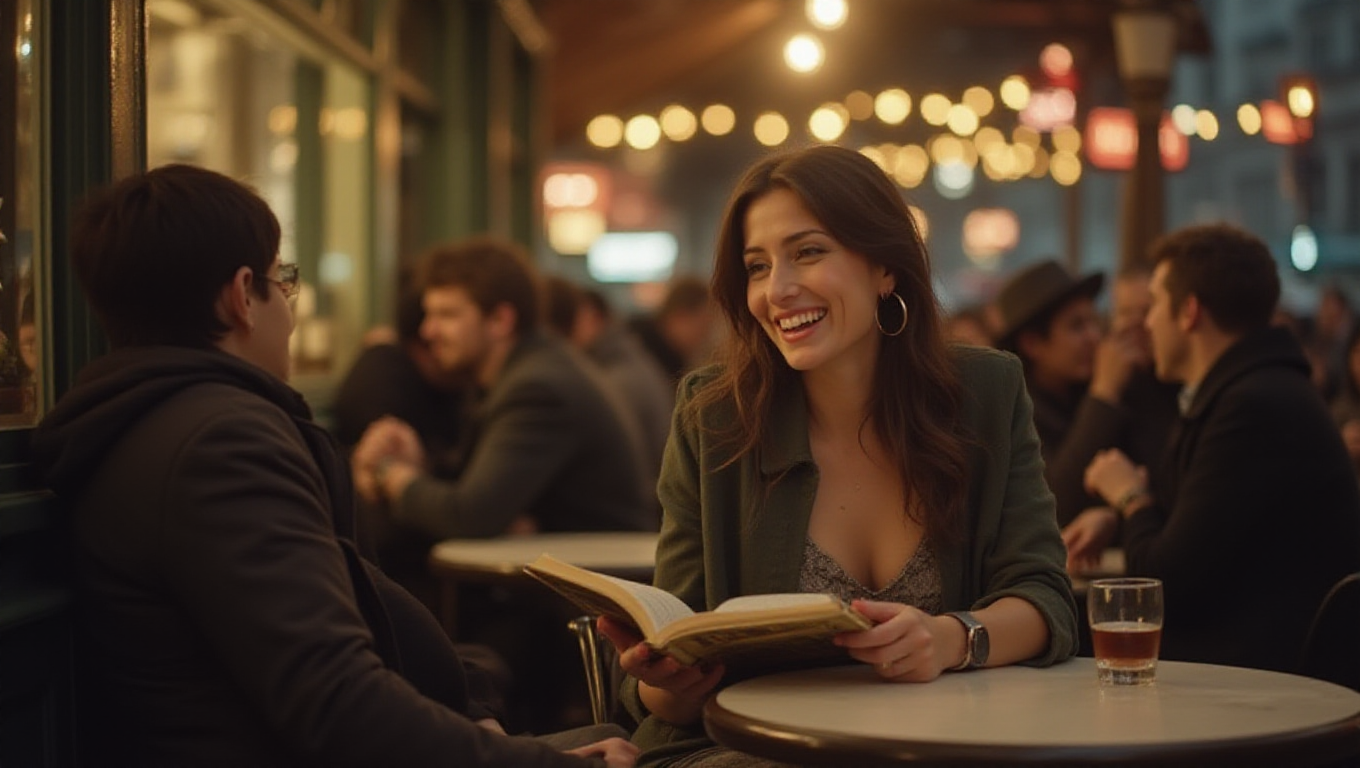 Illustration pour le mot 'feuilleton'