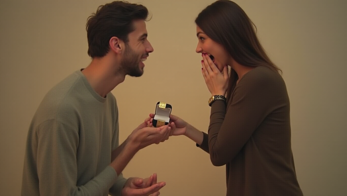 Illustration pour le mot 'fiancé'