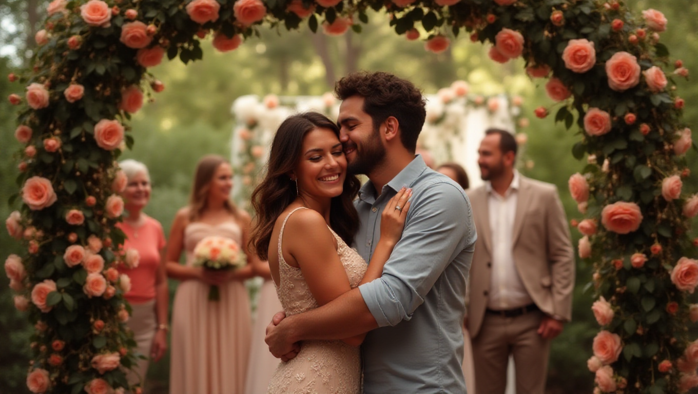 Illustration pour le mot 'fiançailles'