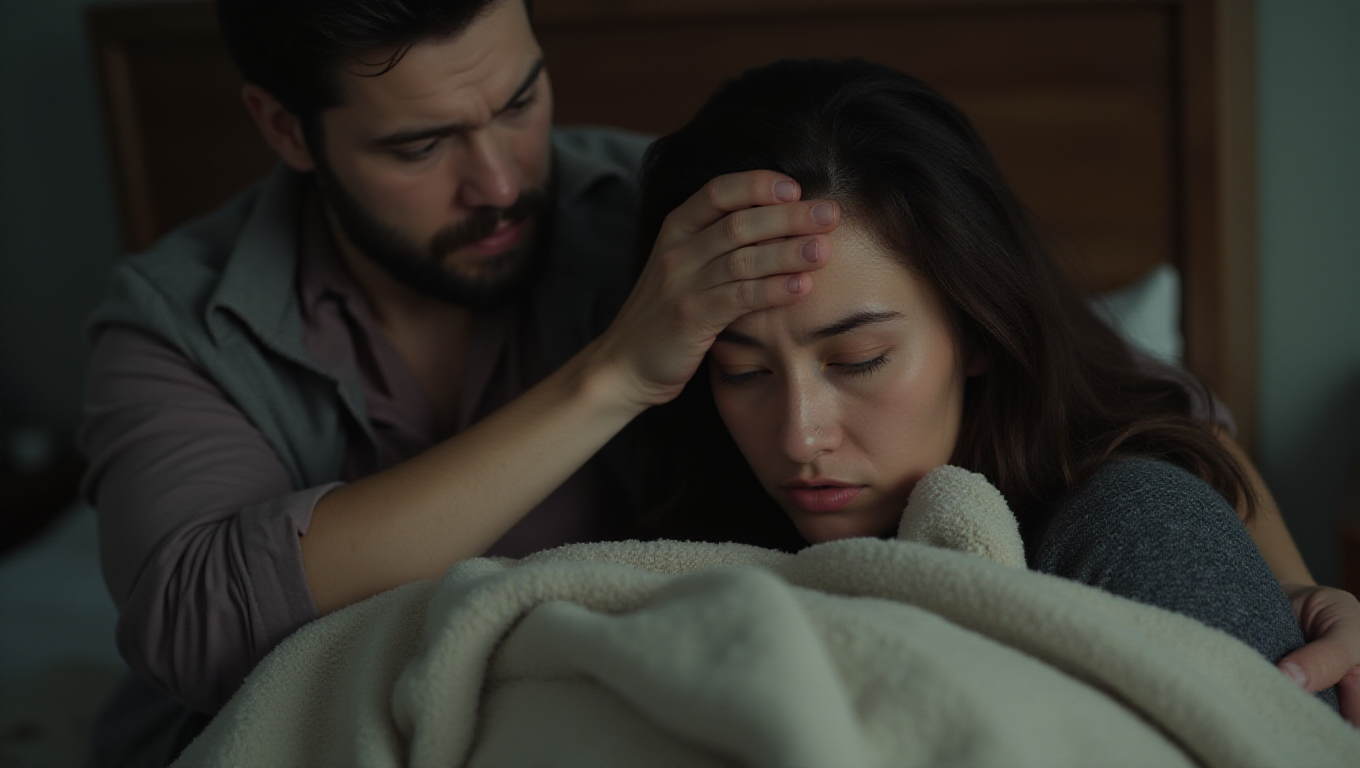 Illustration pour le mot 'fièvre'