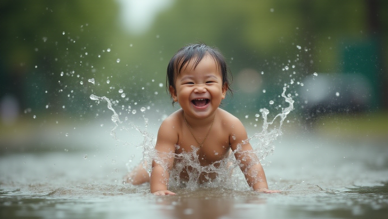 Illustration pour le mot 'flaque'