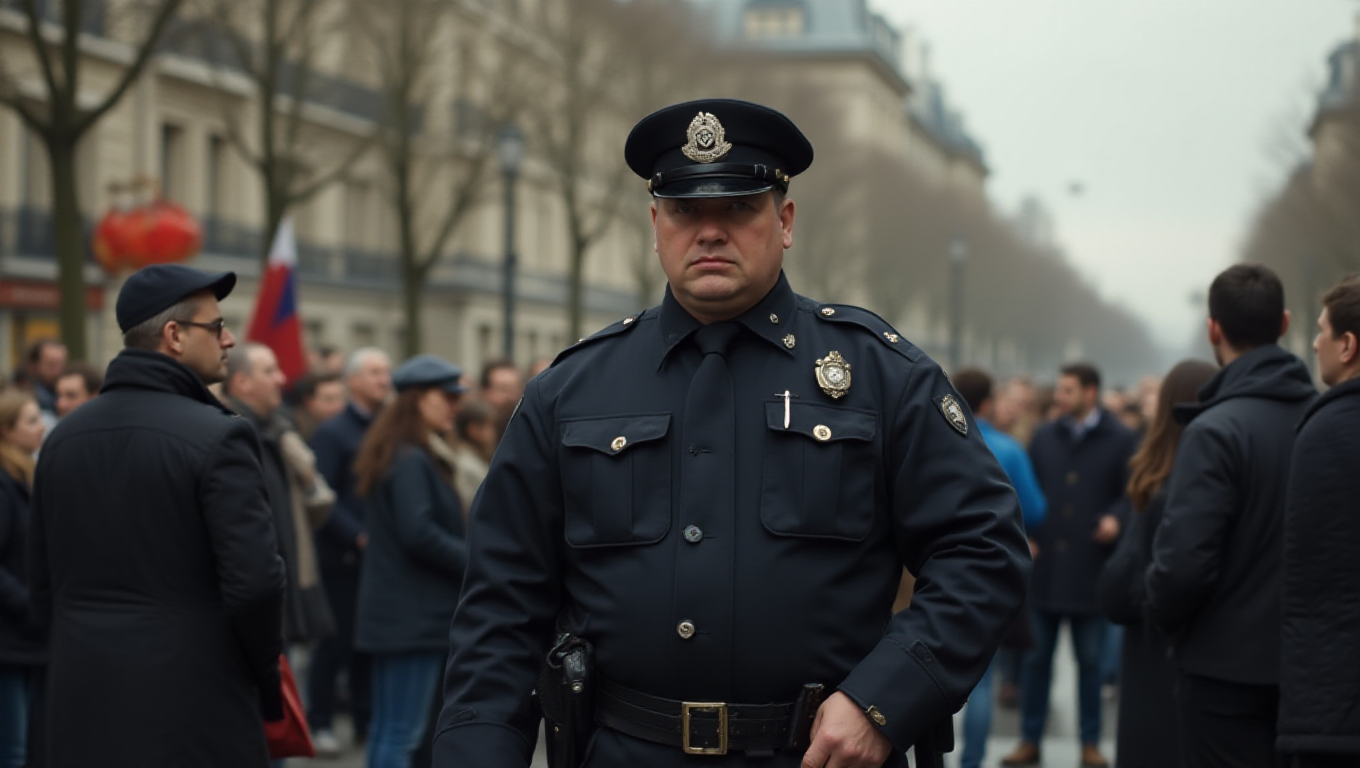 Illustration pour le mot 'flic'