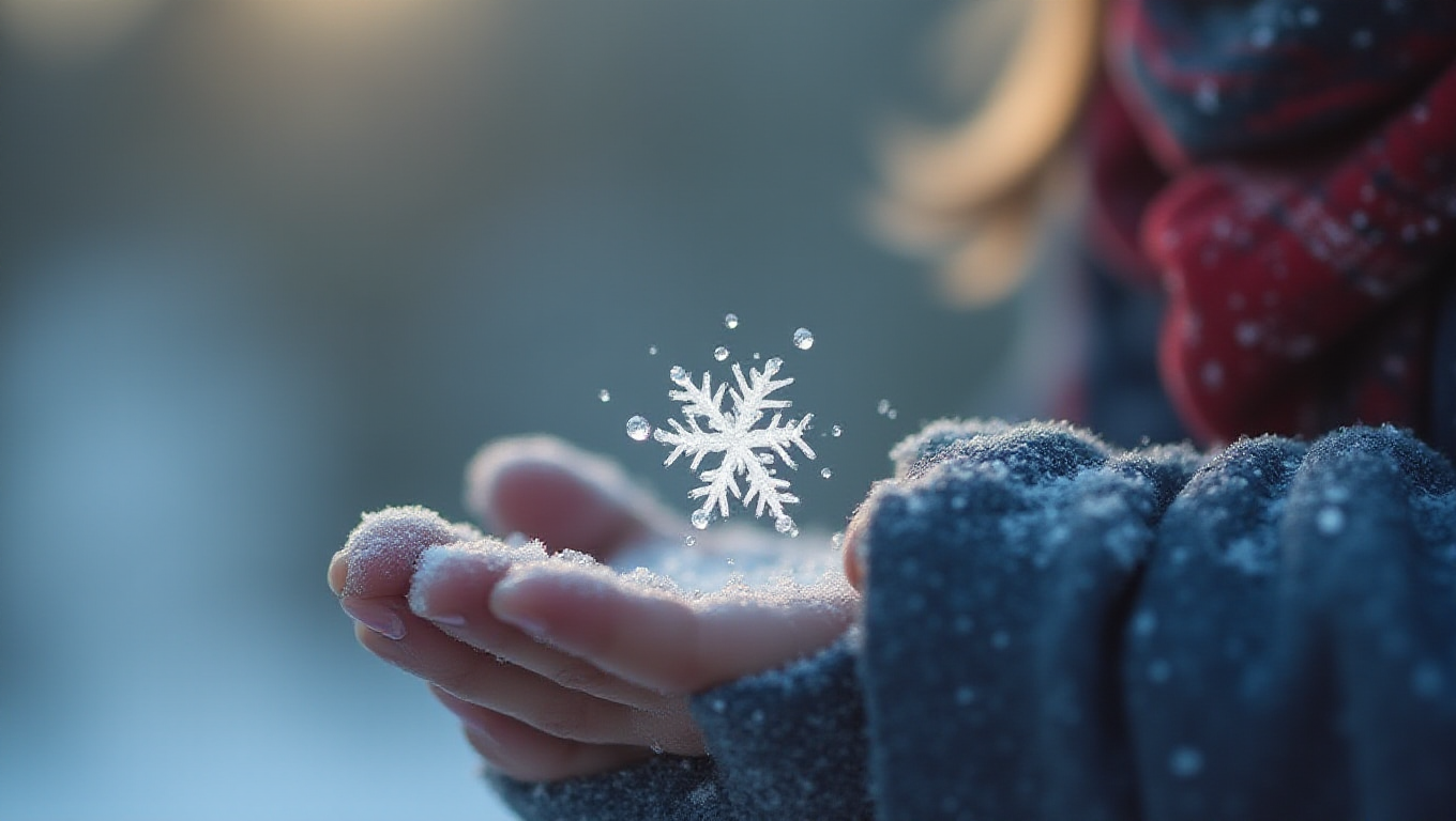 Illustration pour le mot 'flocon'