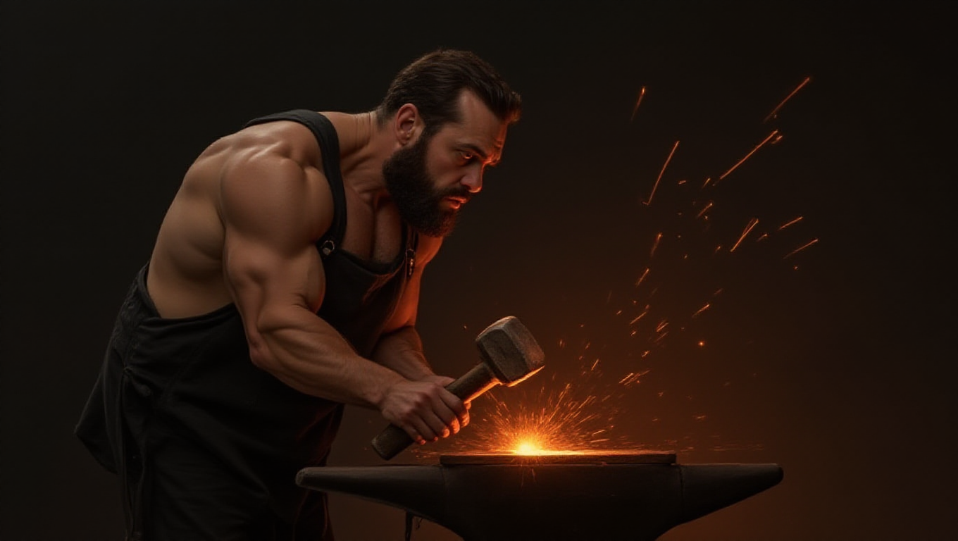 Illustration pour le mot 'forger'