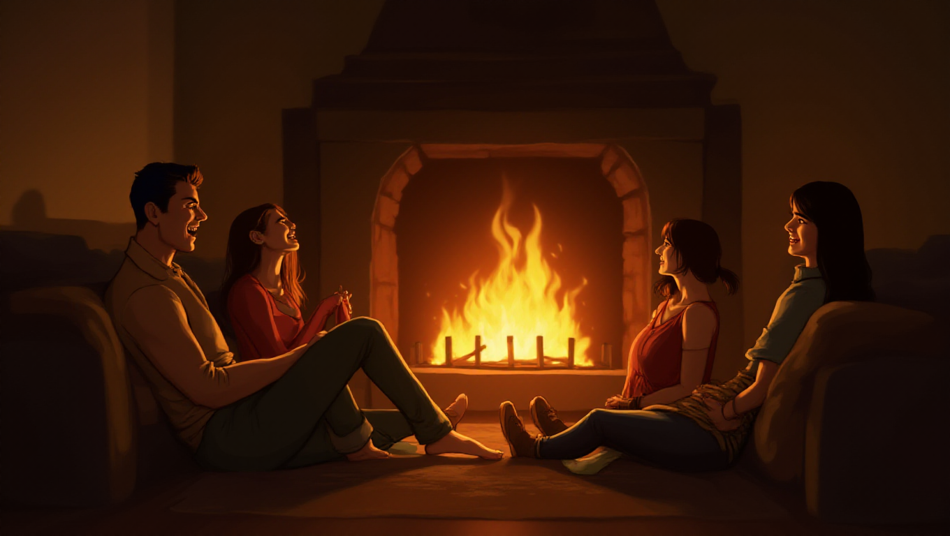 Illustration pour le mot 'foyer'