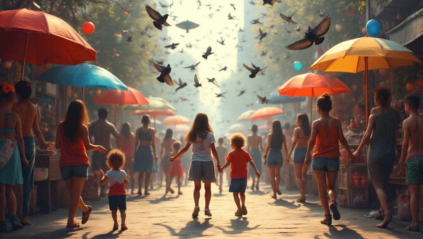 Illustration pour le mot 'gai'