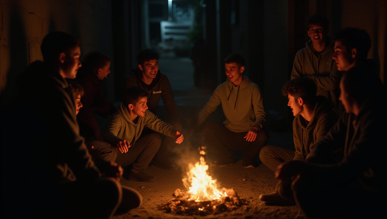 Illustration pour le mot 'gang'