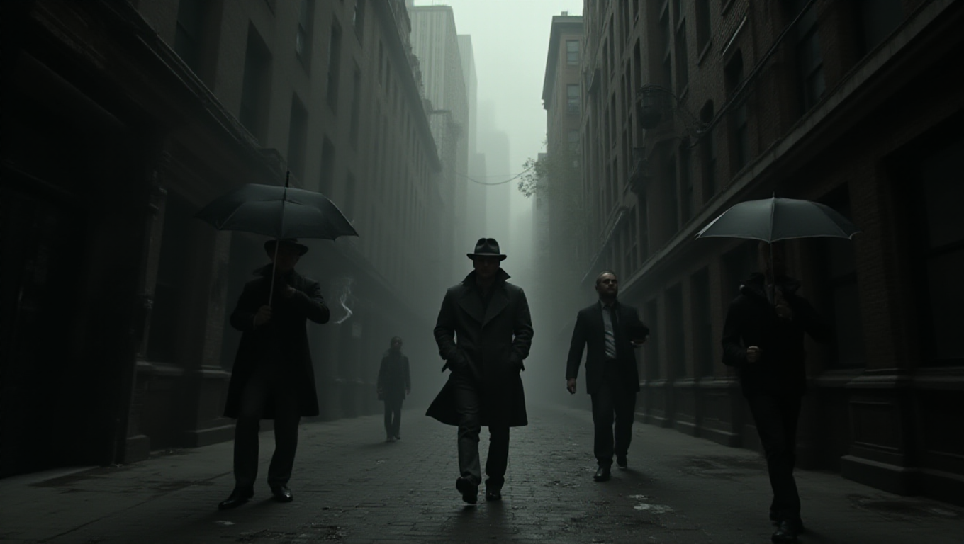 Illustration pour le mot 'gangster'