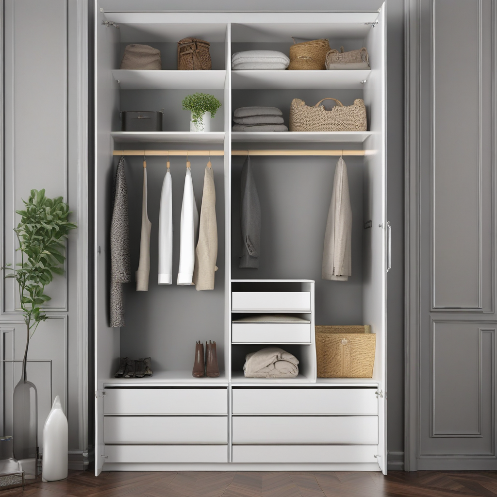 Illustration pour le mot 'garde-robe'