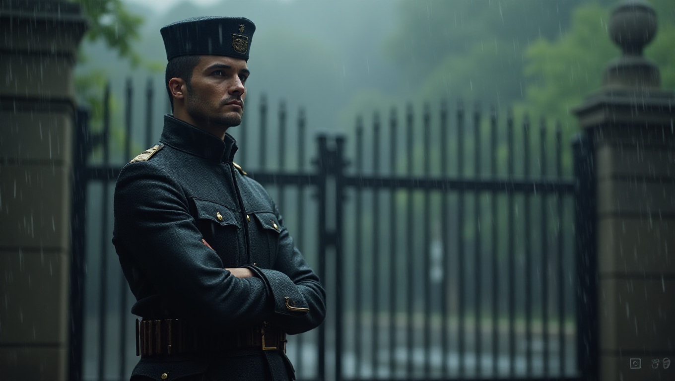 Illustration pour le mot 'gardé'