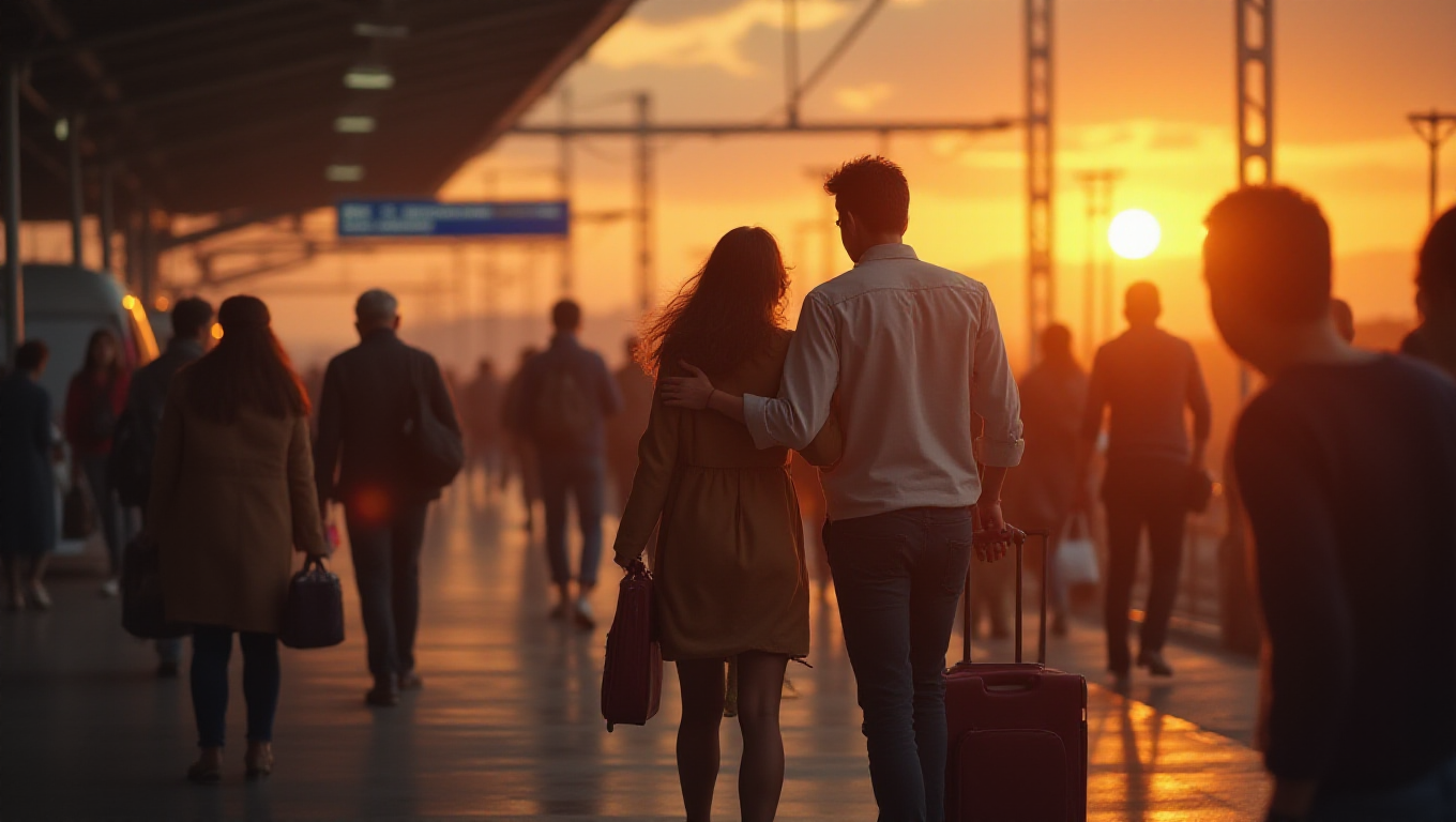 Illustration pour le mot 'gare'