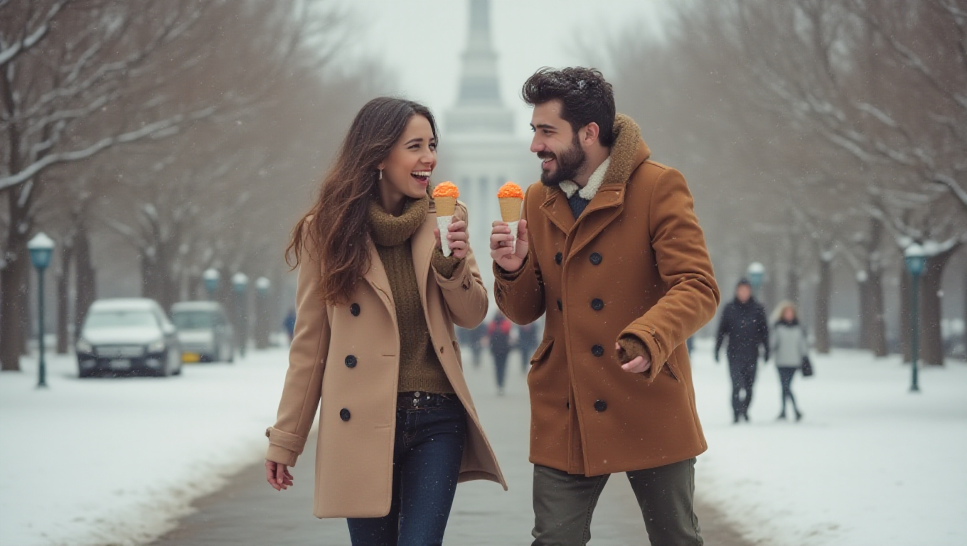 Illustration pour le mot 'glacer'