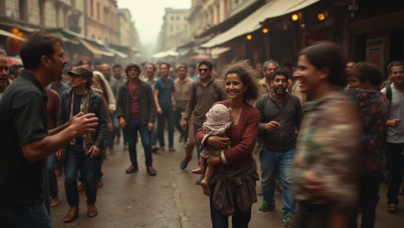 Illustration pour le mot 'grabuge'