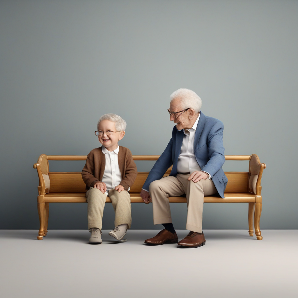 Illustration pour le mot 'grands-parents'