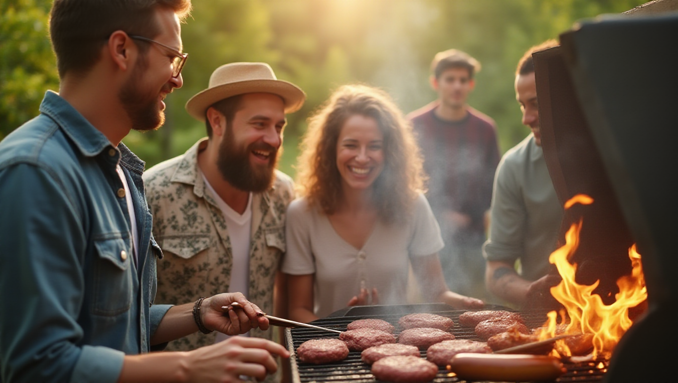 Illustration pour le mot 'grill'