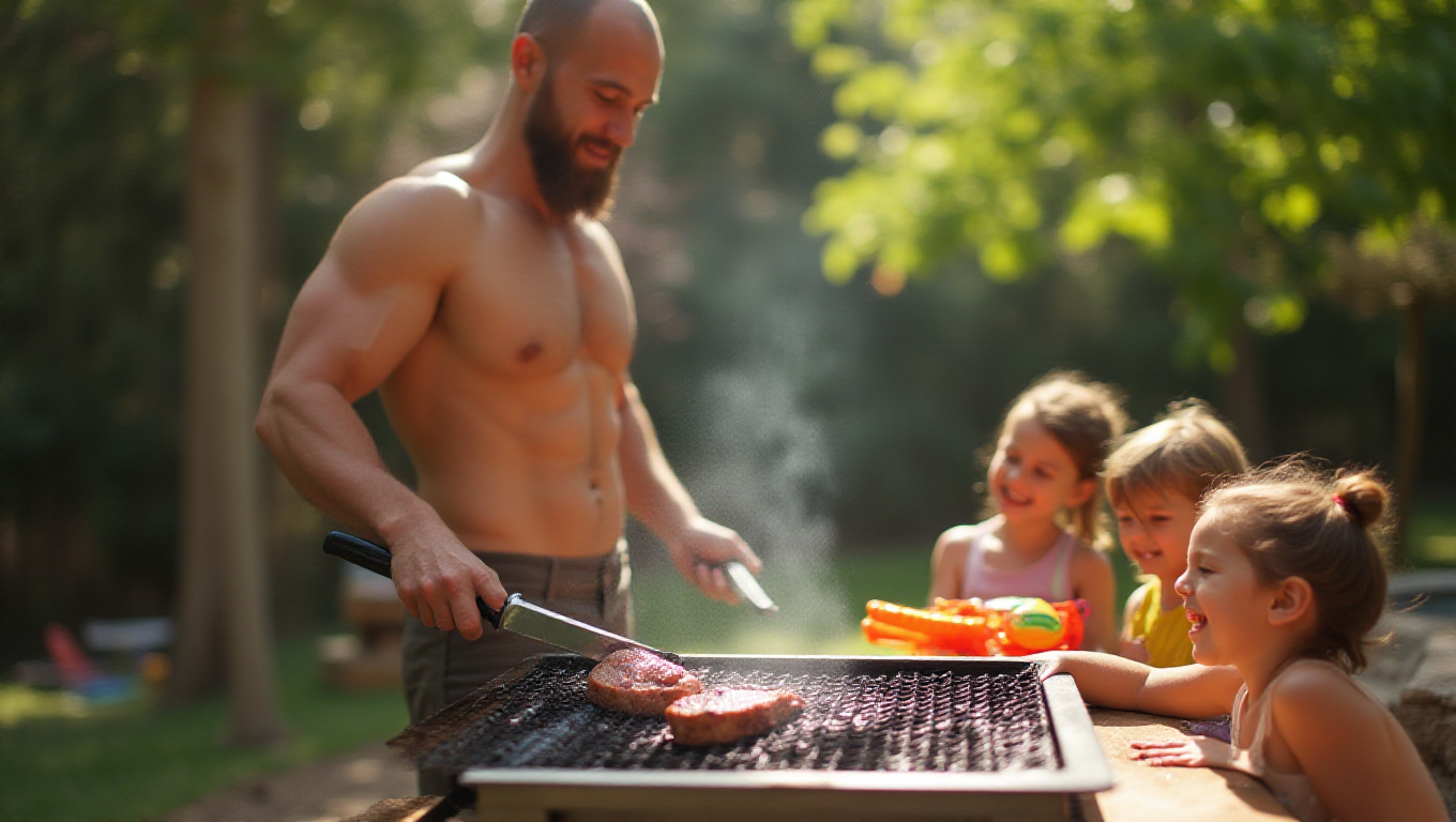 Illustration pour le mot 'griller'