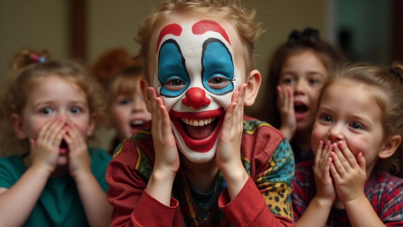 Illustration pour le mot 'grimace'