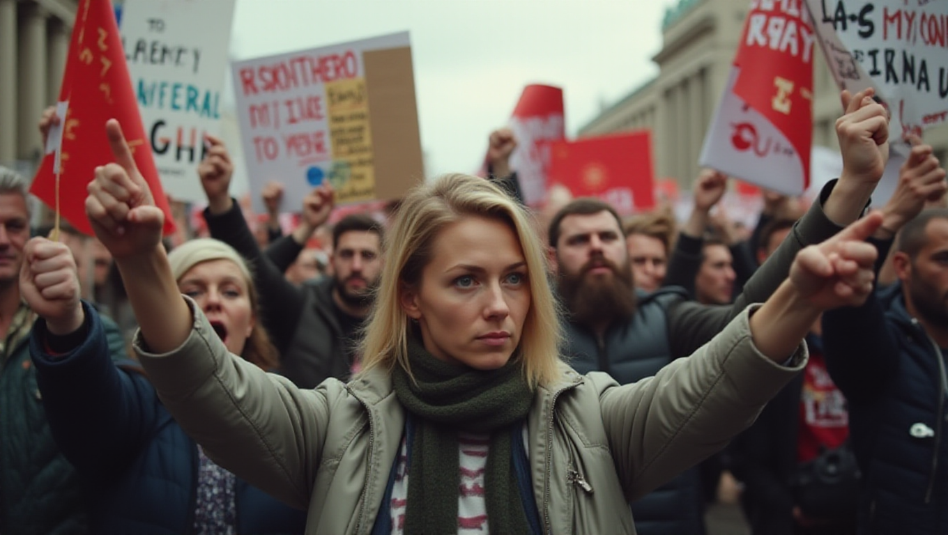 Illustration pour le mot 'grève'