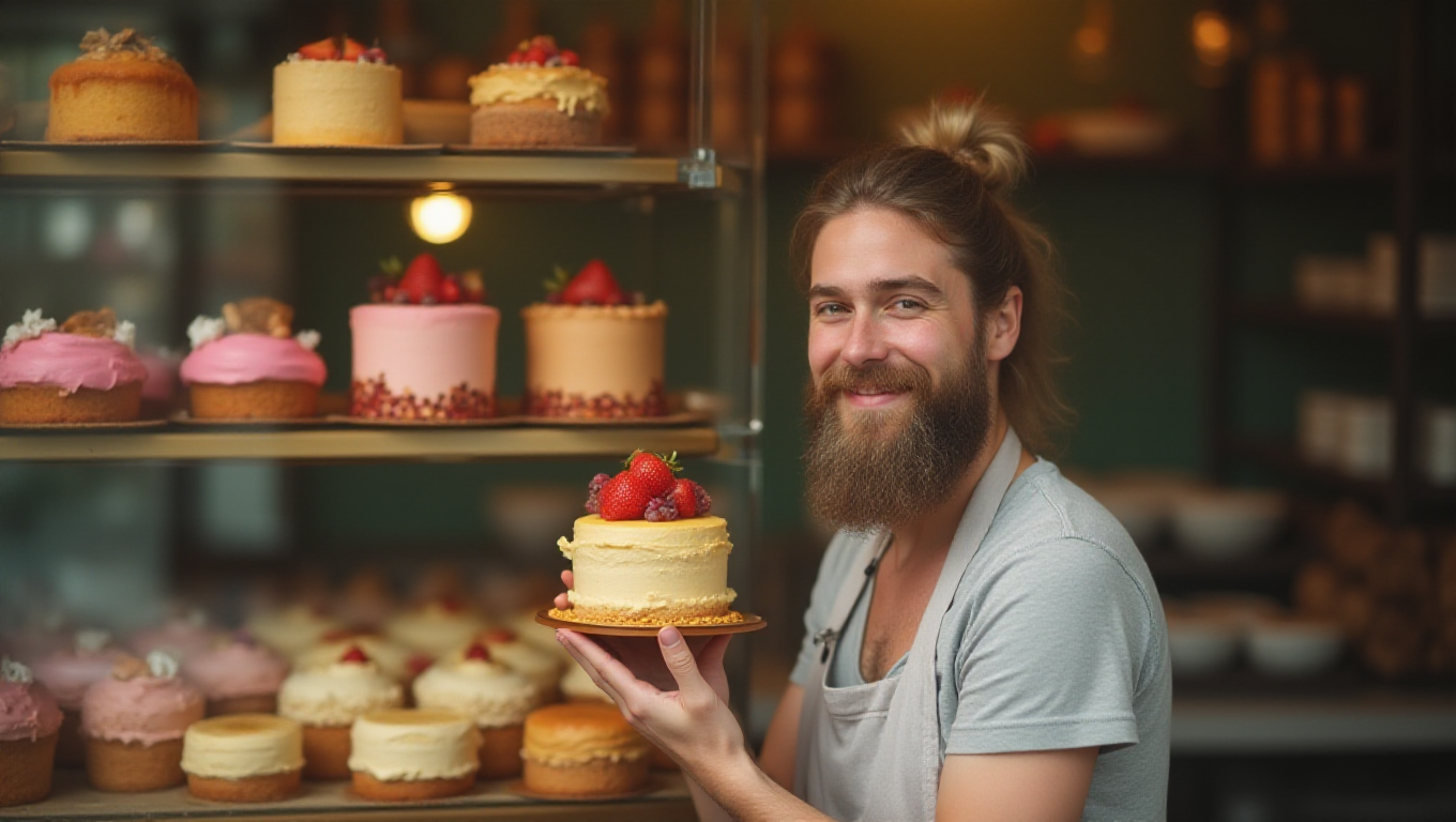 Illustration pour le mot 'gâteau'