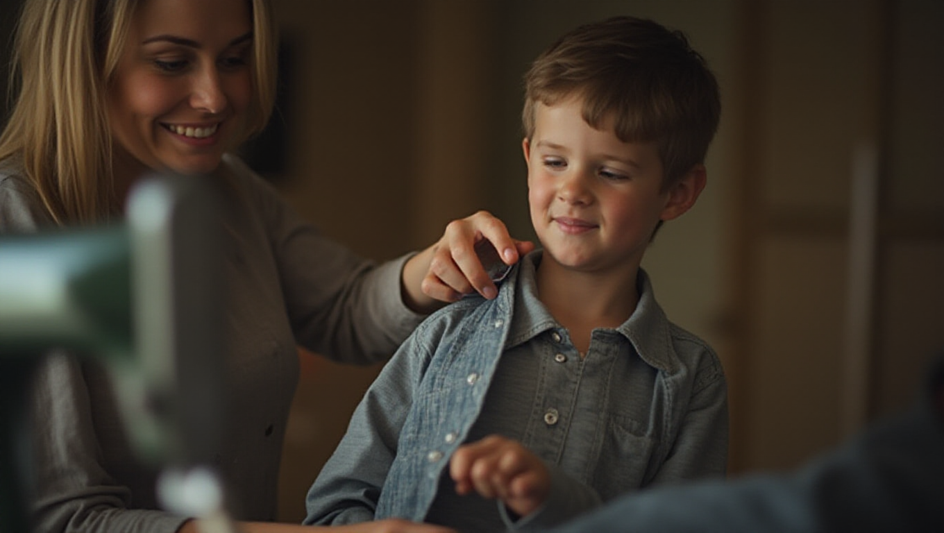 Illustration pour le mot 'habiller'