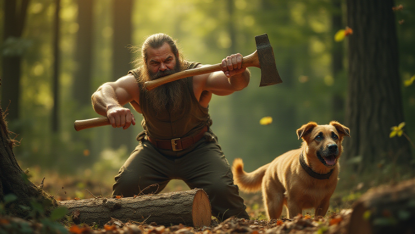 Illustration pour le mot 'hache'