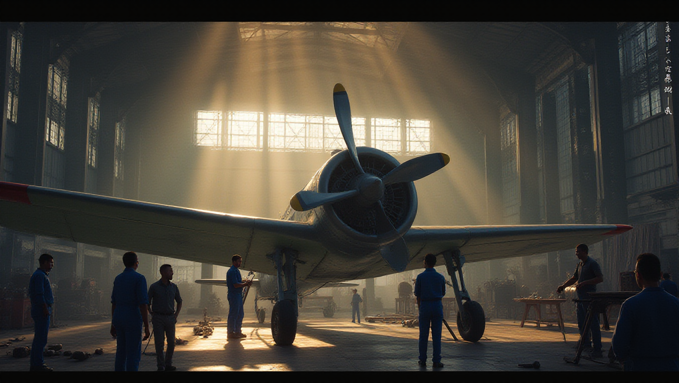 Illustration pour le mot 'hangar'