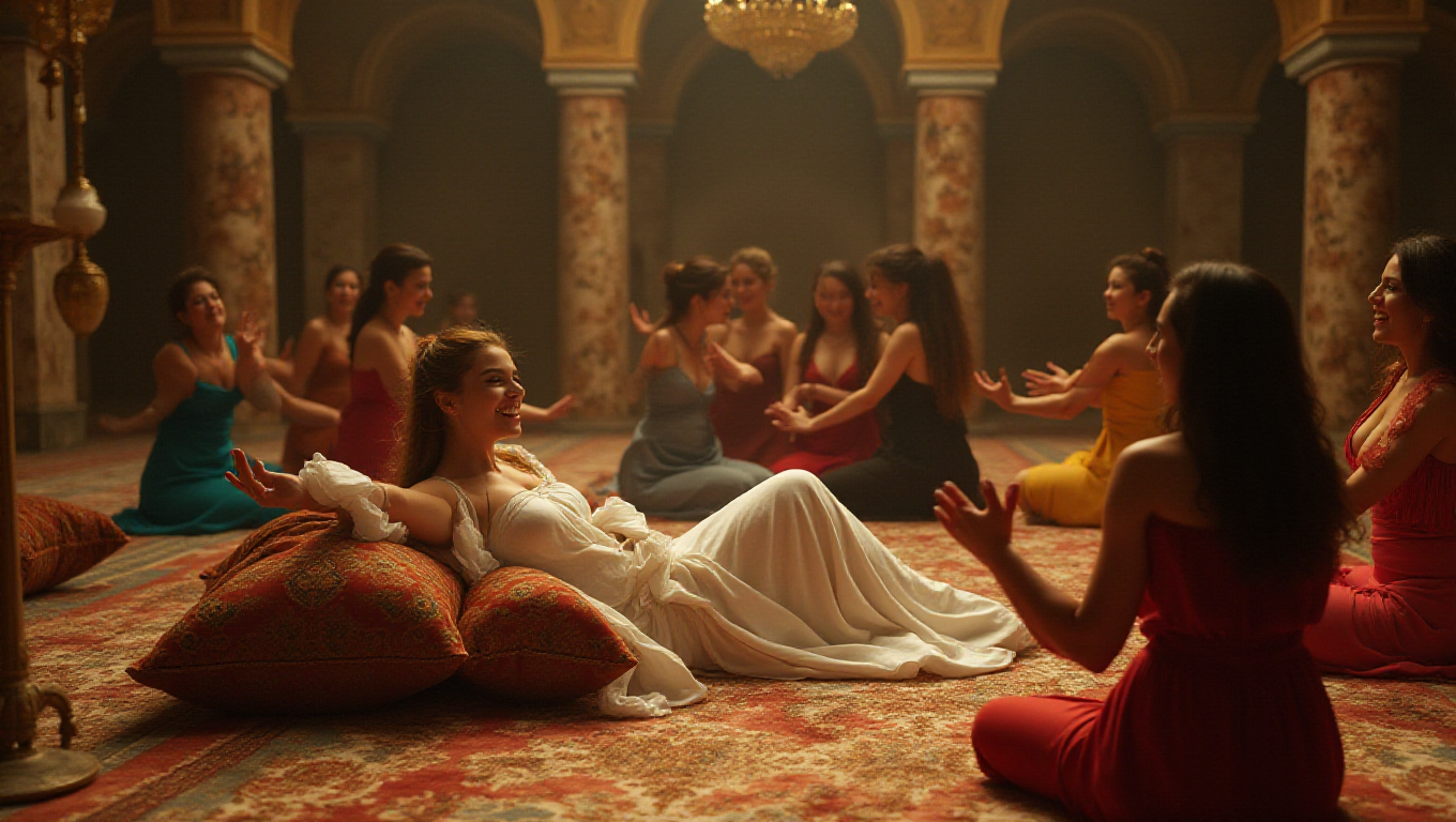 Illustration pour le mot 'harem'