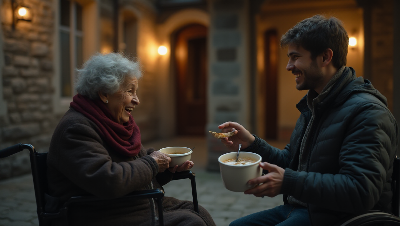 Illustration pour le mot 'hospice'