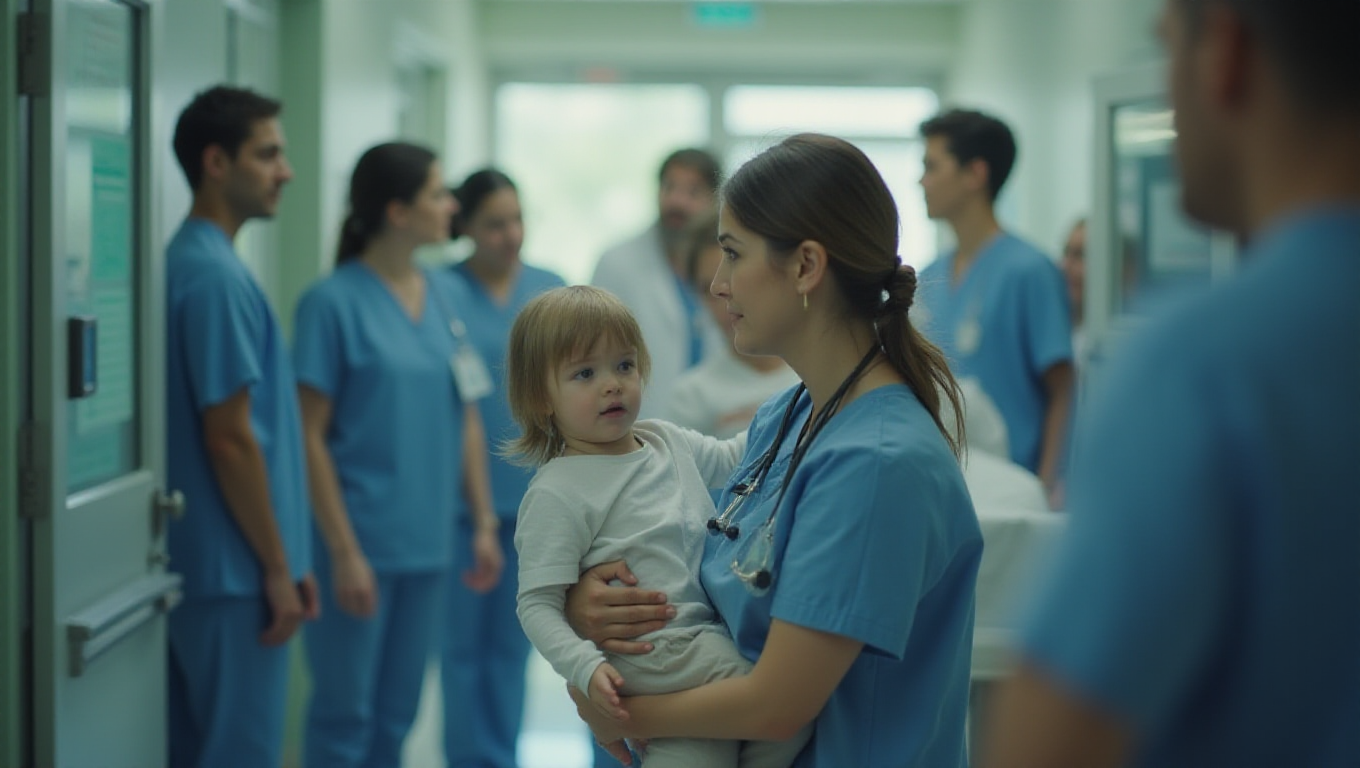 Illustration pour le mot 'hospitaliser'